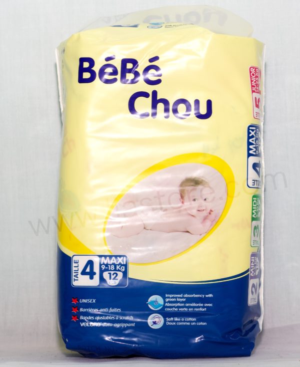 Bebe Chou Couches Junior Couche Taille 4 Maxi 9 18 Kg Lja Store